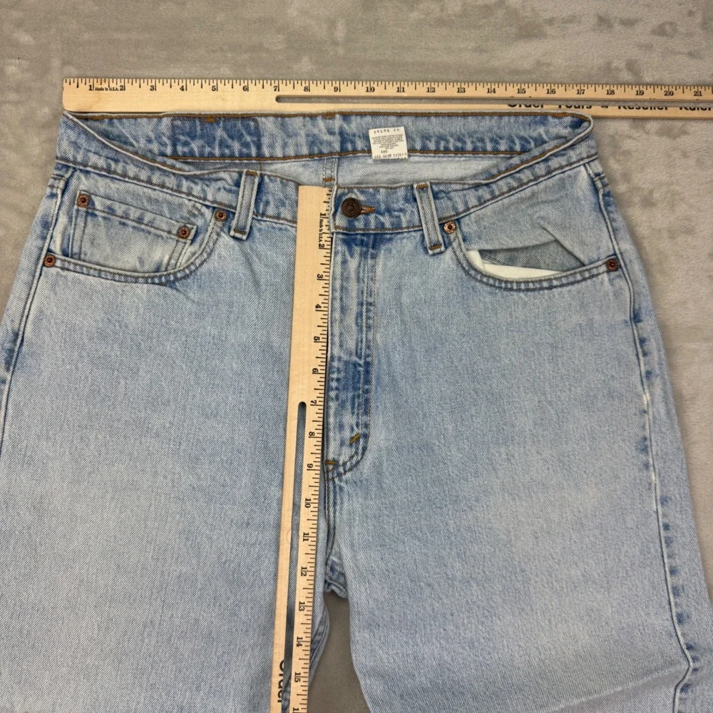 Levi 505‎ Jeans Mens 36x30 (fit 34x28) Straight Vintage 90s Made in USA Light